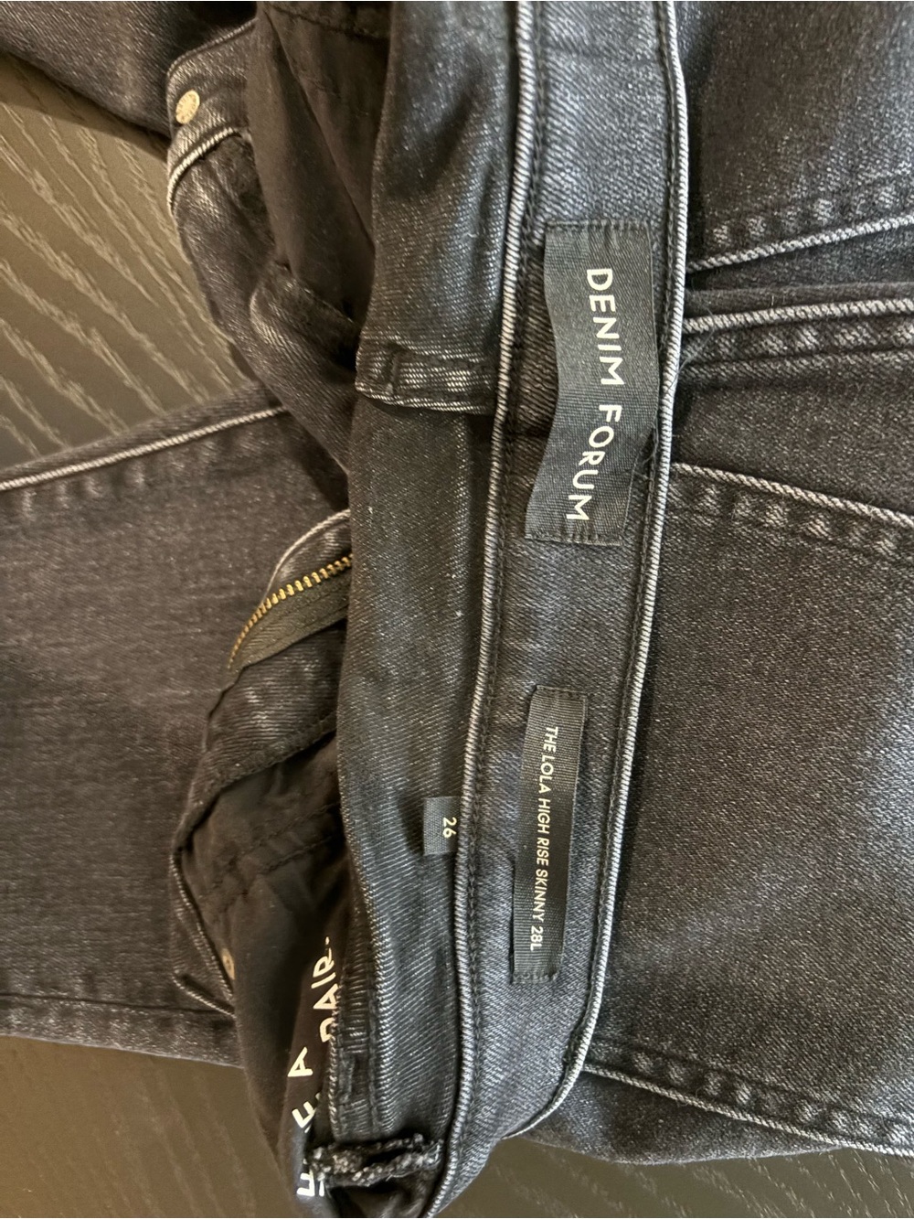 Denim Forum women Black Skinny High-Rise Jeans